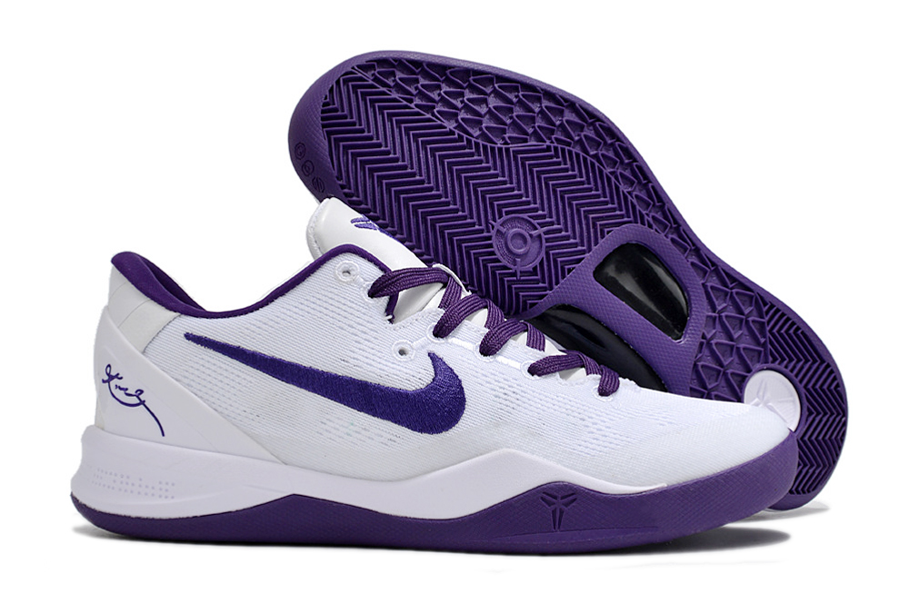 Nike Kobe 8 womens White purple